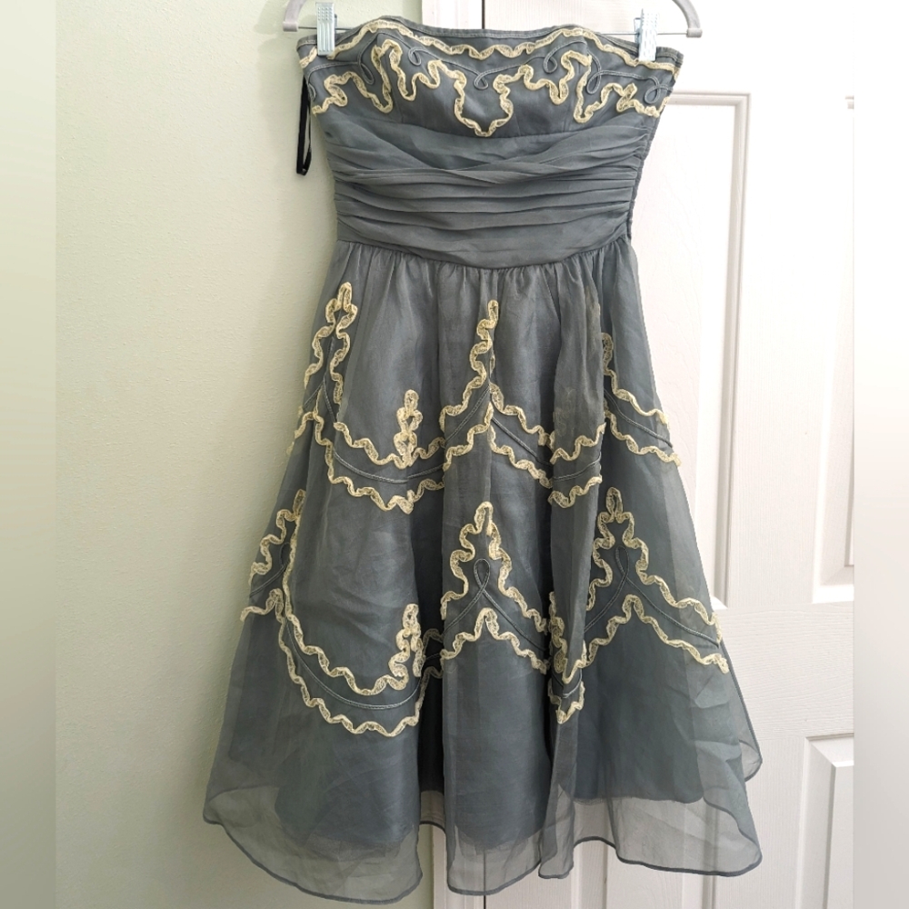Betsy Johnson Vintage Evening Midi Dress